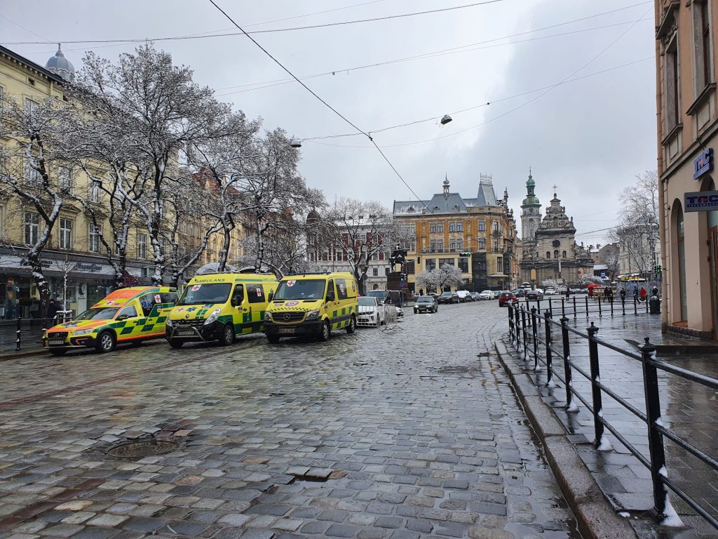 Medical equipment packed for travel