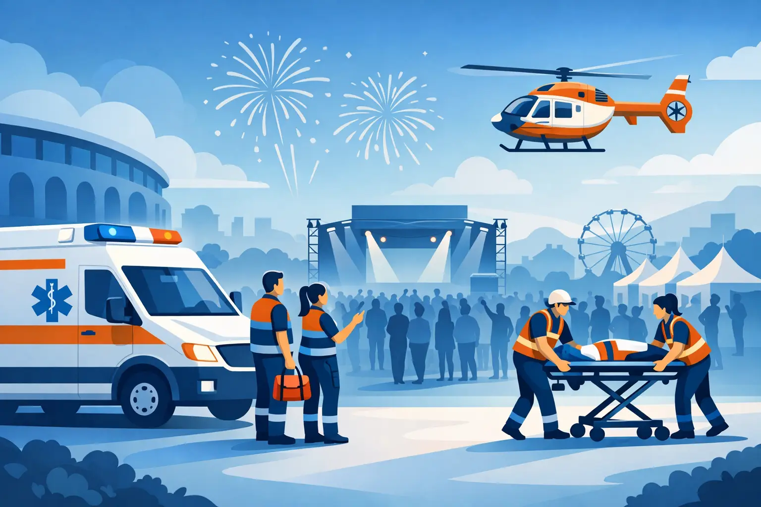 Ambulansberedskap vid stora evenemang – rätt plan