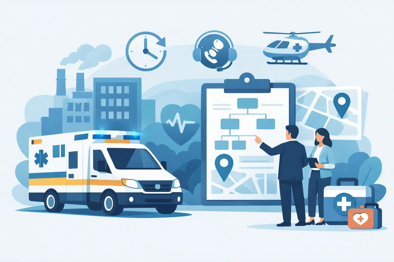 Så planeras ambulansberedskap på företag