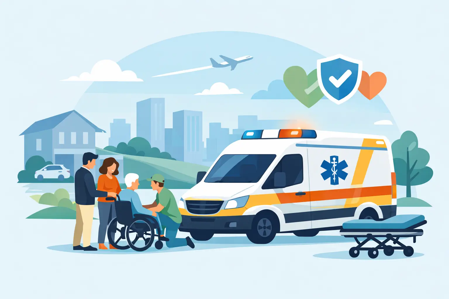 Ambulansbeställning privat för trygg sjuktransport